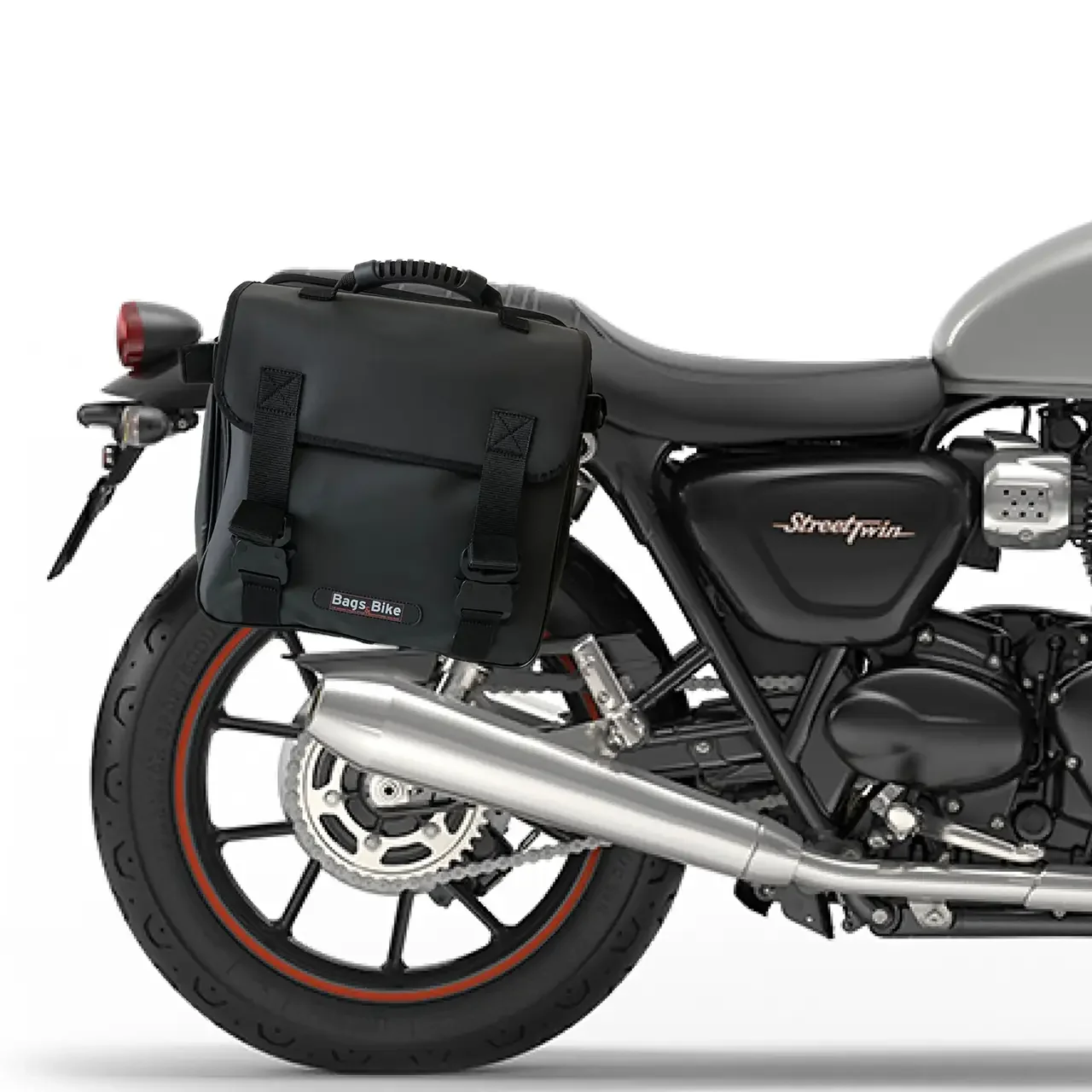 Panniers for Triumph Street Twin 900, pair of TREKKER TRIUMPH STREET TWIN 900 side bags - Image 2